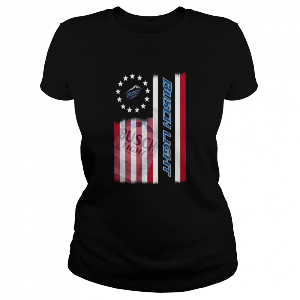Busch Light beer American flag Classic Women's T-shirt