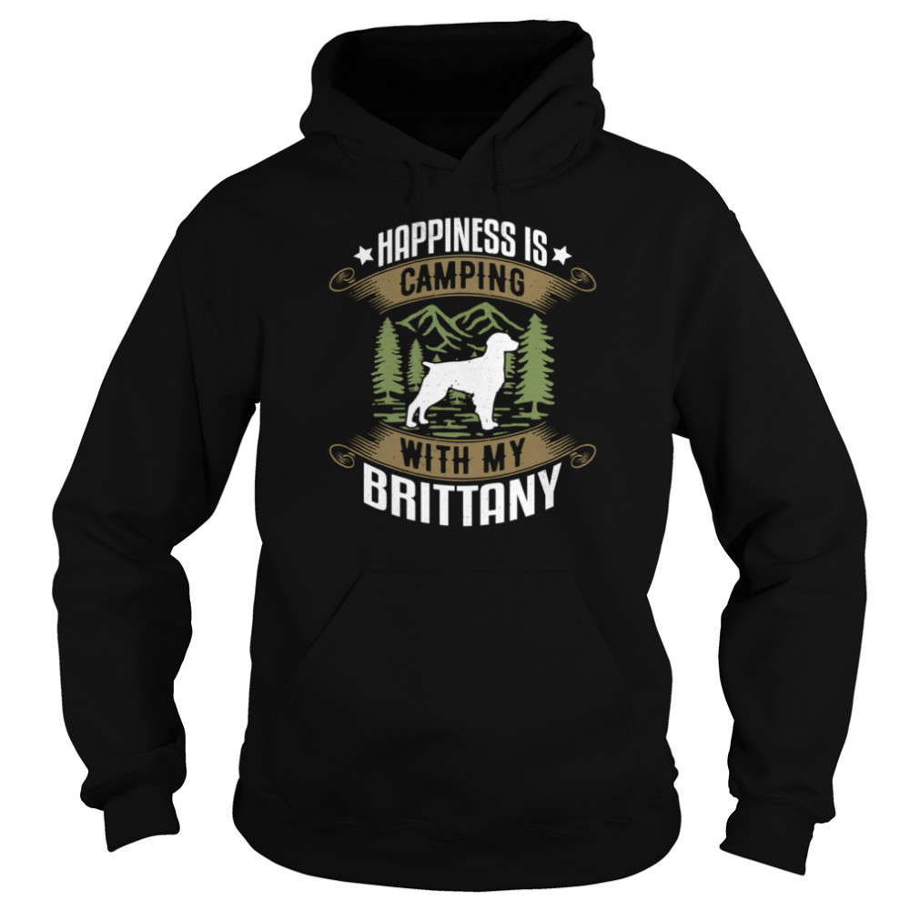 Camping With Brittany Camp Camping And Dogs Unisex Hoodie