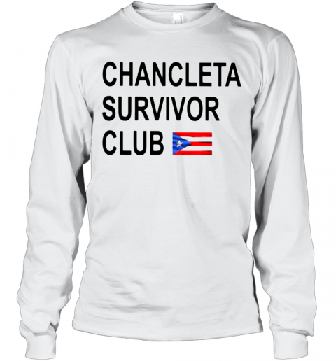 Chancleta Survivor Club T-Shirt Long Sleeved T-shirt 