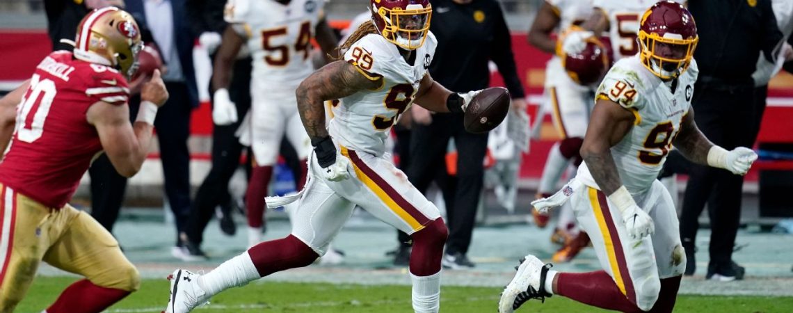 Chase Young, defense helps vault Washington Football Team into first place in NFC East