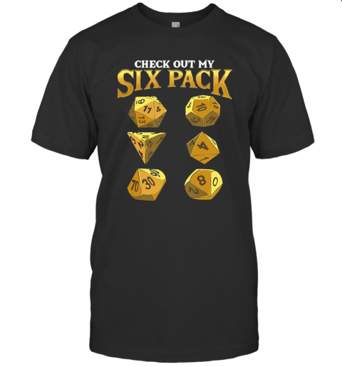 Check Out My Six Pack Casino Dice shirt T-Shirt