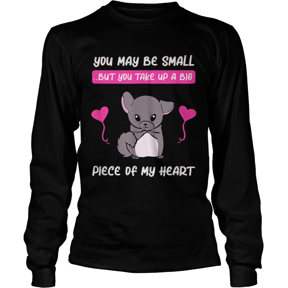 Chinchilla Mom Pet Rodent Chinchillas Love Heart Long Sleeve