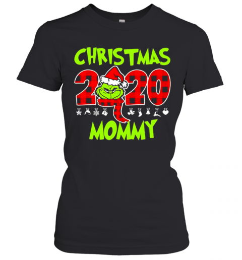 Christmas 2020 Mommy Grinch Hat Santa Claus Merry Xmas T-Shirt Classic Women's T-shirt
