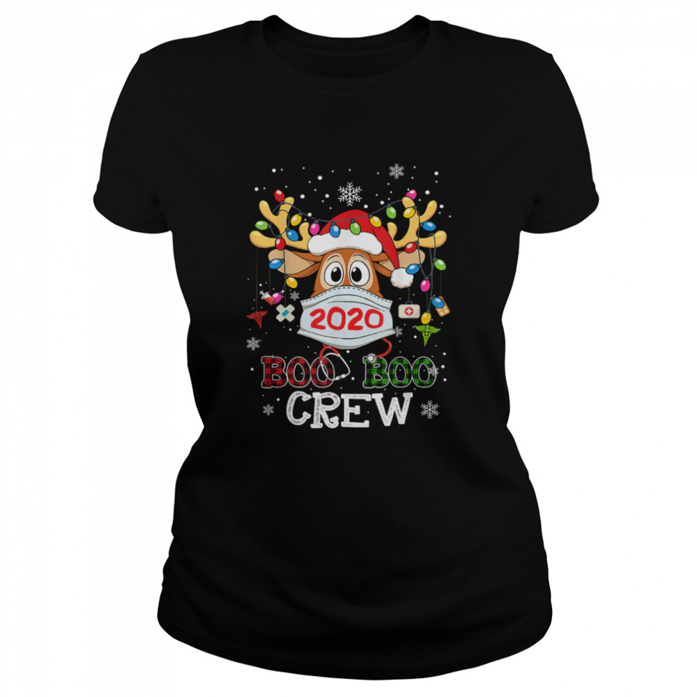 Christmas Boo Boo Crew Reindeer Nurse Classic Women's T-shirt