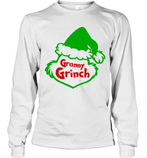 Christmas Gift Granny Grinch T-Shirt Long Sleeved T-shirt 