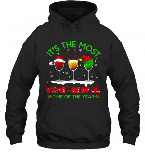 Christmas Wine Xmas Alcohol Pajama Pj Tops For Women Sweat T-Shirt Unisex Hoodie