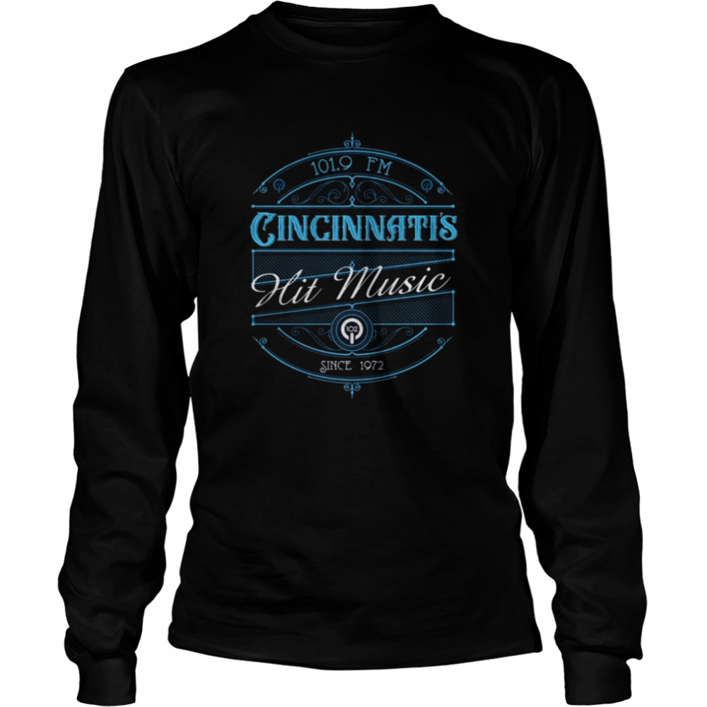 Cincinnati’s hit music since 1972 Long Sleeved T-shirt