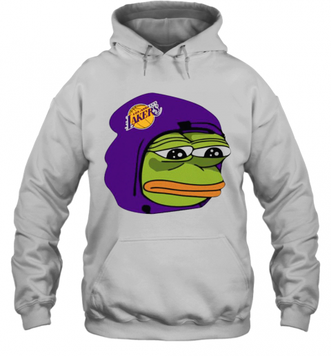 Cool Los Angeles Lakers Sad Pepe The Frog T-Shirt Unisex Hoodie