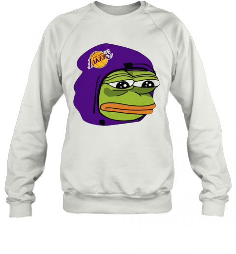 Cool Los Angeles Lakers Sad Pepe The Frog T-Shirt Unisex Sweatshirt