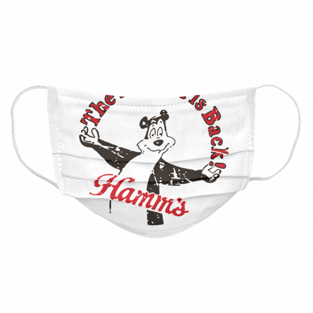 Cool Retro Hamms Beer Bear Is Back Cloth Face Mask