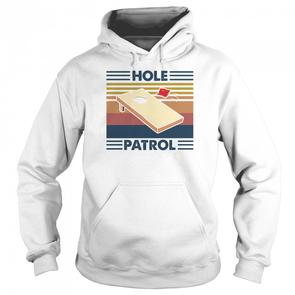 Cornhole Hole Patrol Vintage Unisex Hoodie