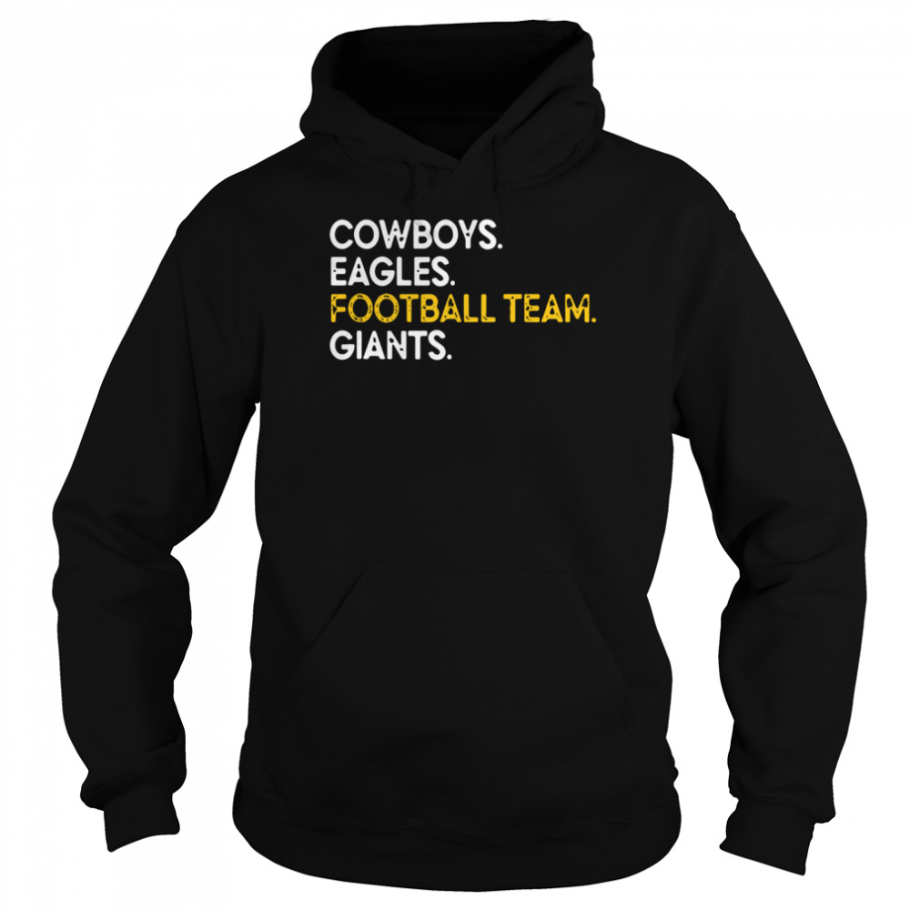 Cowboys eagles football team giants Unisex Hoodie