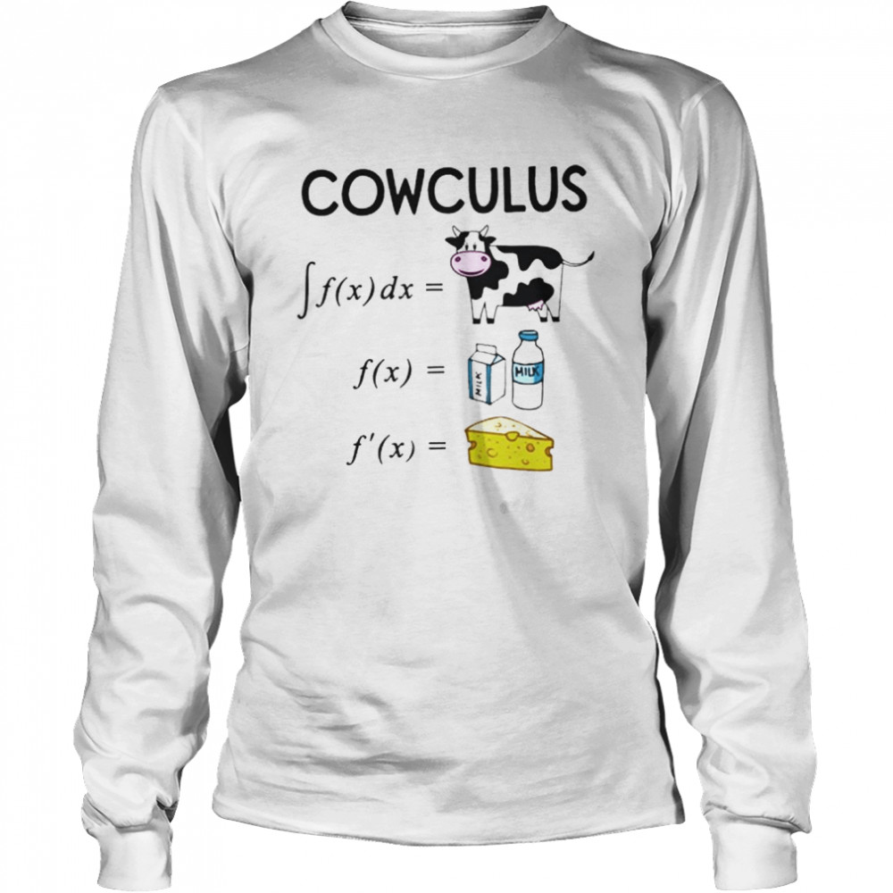 Cowculus Cow Milk Cheese Long Sleeved T-shirt