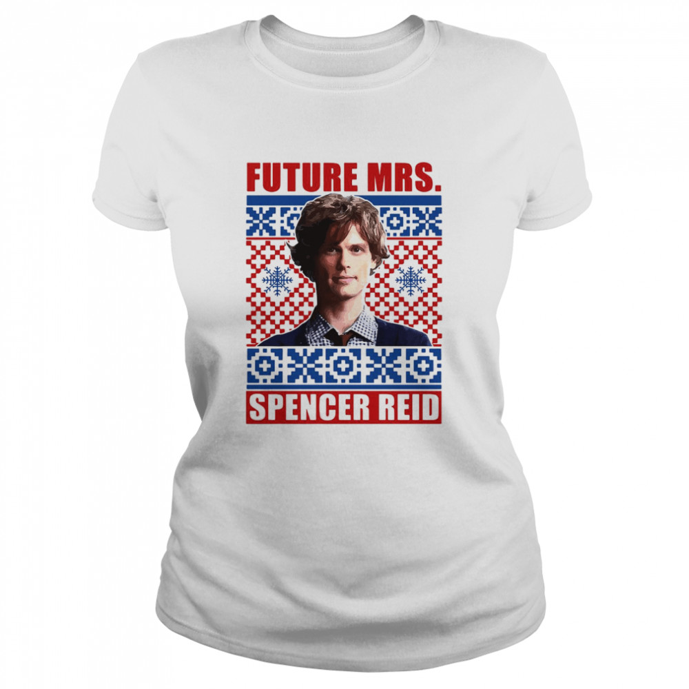 Criminal Minds Mrs Spencer Reid Holiday Ugly Classic Women's T-shirt