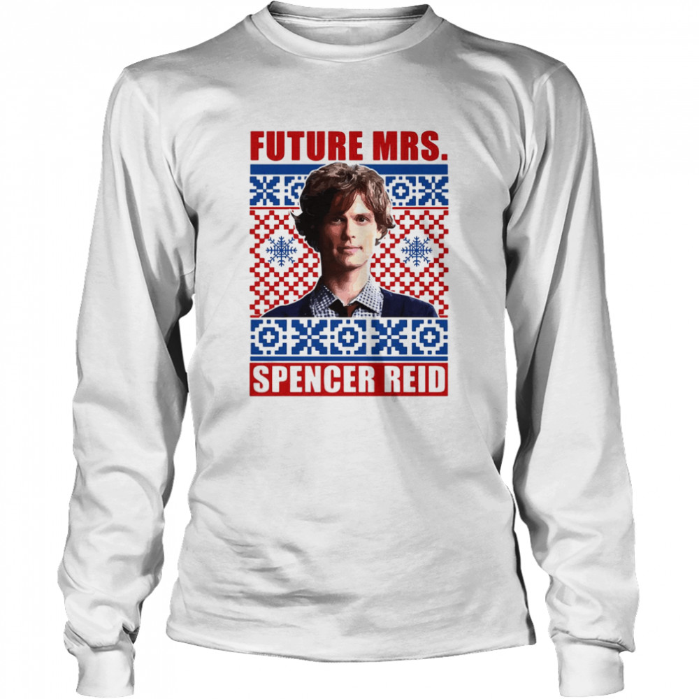 Criminal Minds Mrs Spencer Reid Holiday Ugly Long Sleeved T-shirt