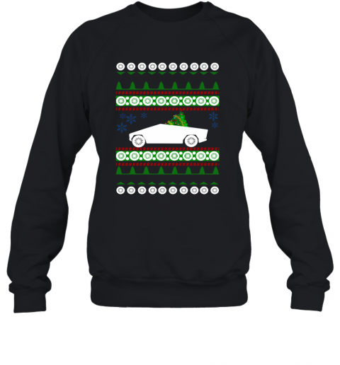 Cybertruck Tesla Ugly Christmas T-Shirt Unisex Sweatshirt