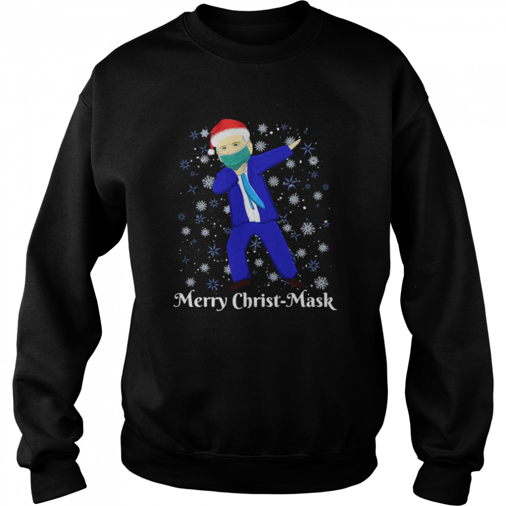 Dabbing Biden Merry Christmask Christmas 2020 Family Unisex Sweatshirt