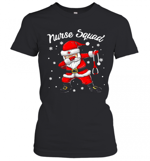 Dabbing Santa Scrubs Nurse Squad T-Shirt Classic Women's T-shirt