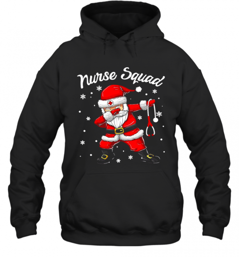 Dabbing Santa Scrubs Nurse Squad T-Shirt Unisex Hoodie