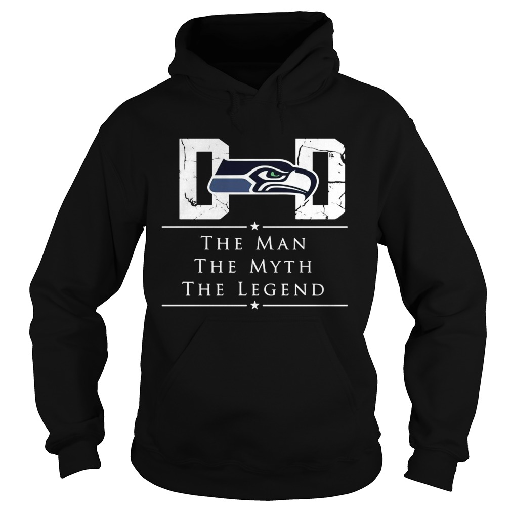 Dad Seattle Seahawks Football The Man The Myth The Legend Hoodie