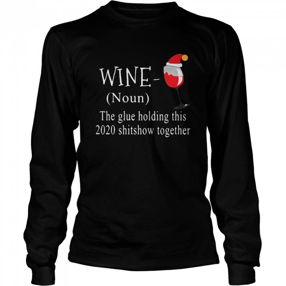 Definition Wine Santa hat Long Sleeved T-shirt