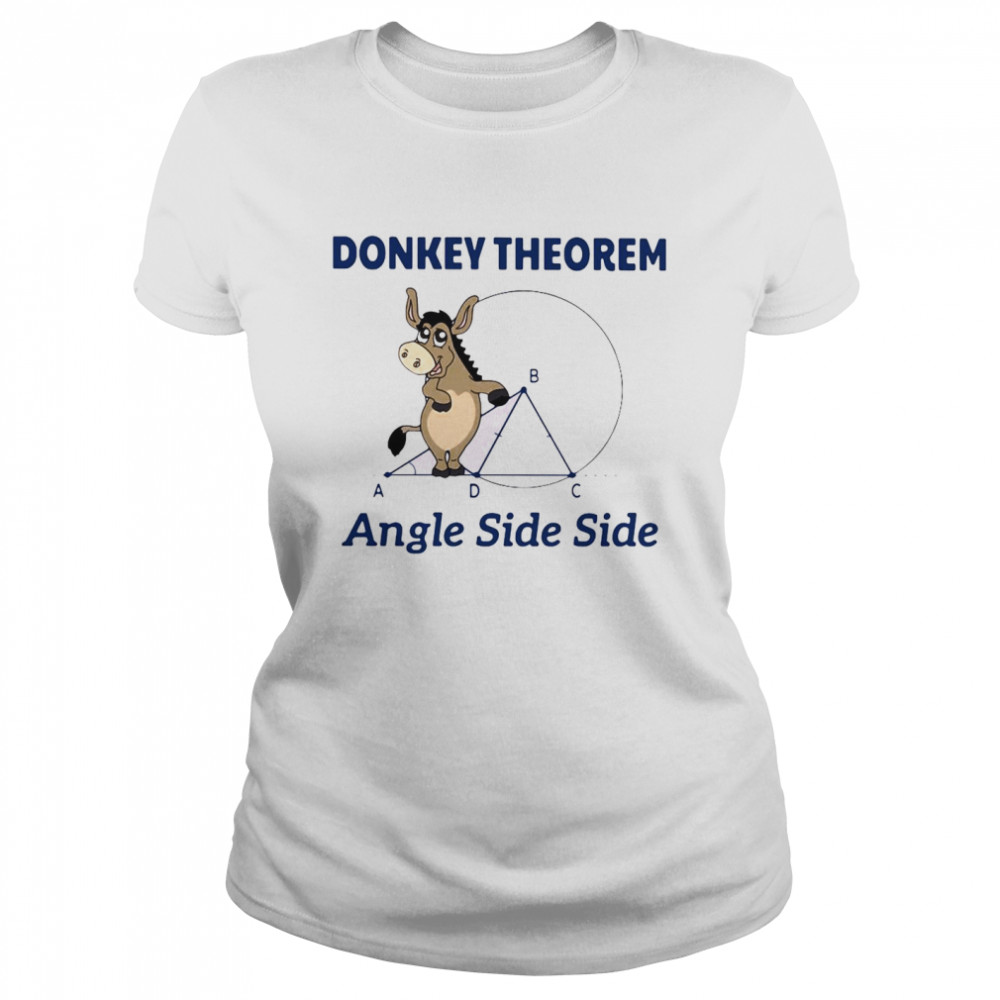 Donkey Theorem Angle Side Side Classic Women's T-shirt