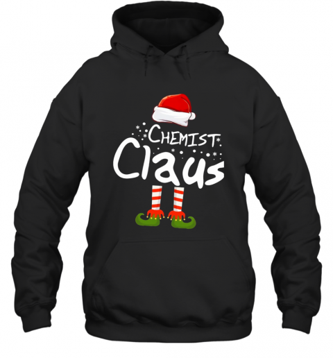 Elf Chemist Claus Christmas T-Shirt Unisex Hoodie