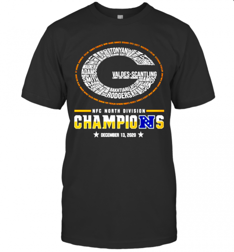 Green Bay Packers NFC North Division Champions T-Shirt