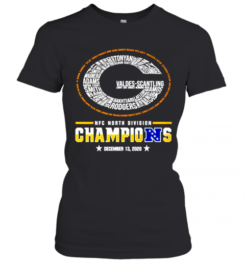 Green Bay Packers NFC North Division Champions T-Shirt Classic Women's T-shirt