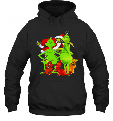 Grinch And Dog Merry Christmas T-Shirt Unisex Hoodie