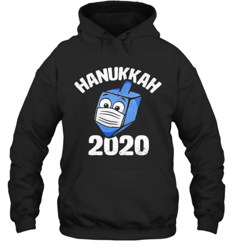 Hanukkah 2020 Dreidel Wearing Face Mask T-Shirt Unisex Hoodie