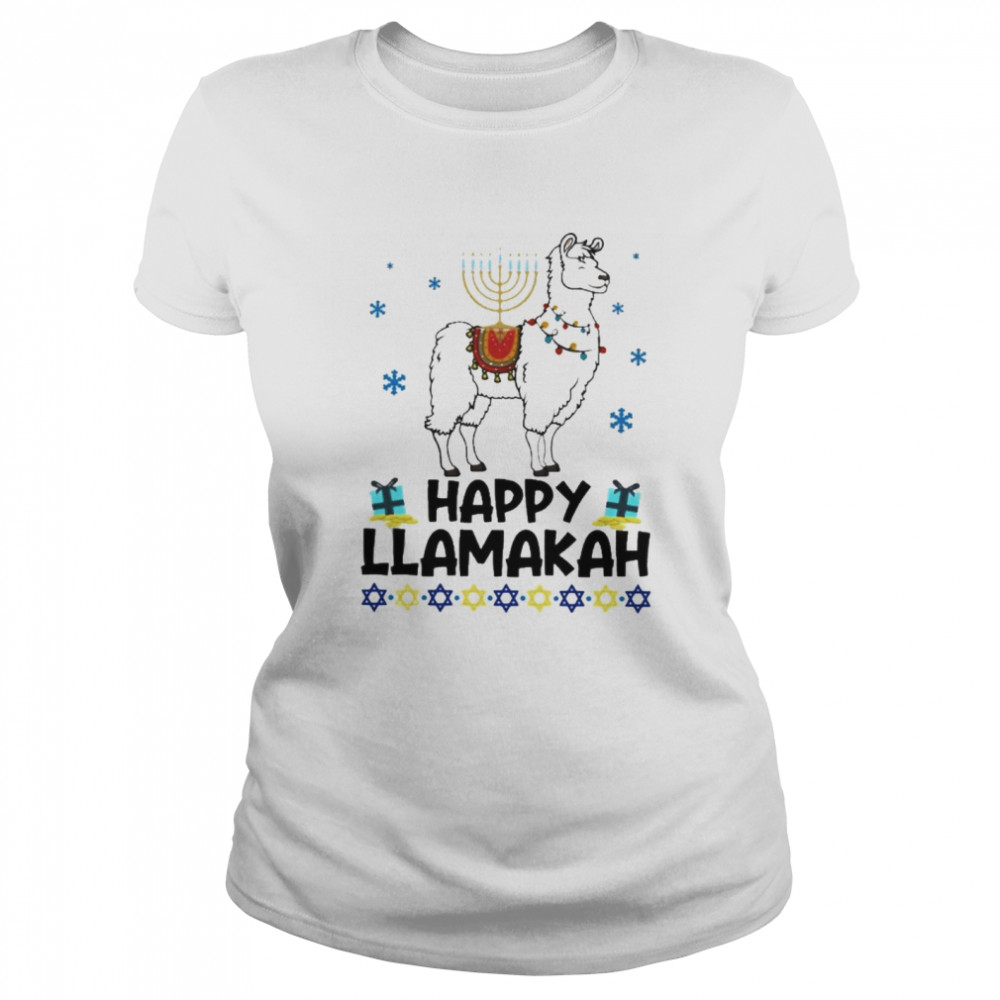 Hanukkah happy llamakah 2021 Classic Women's T-shirt