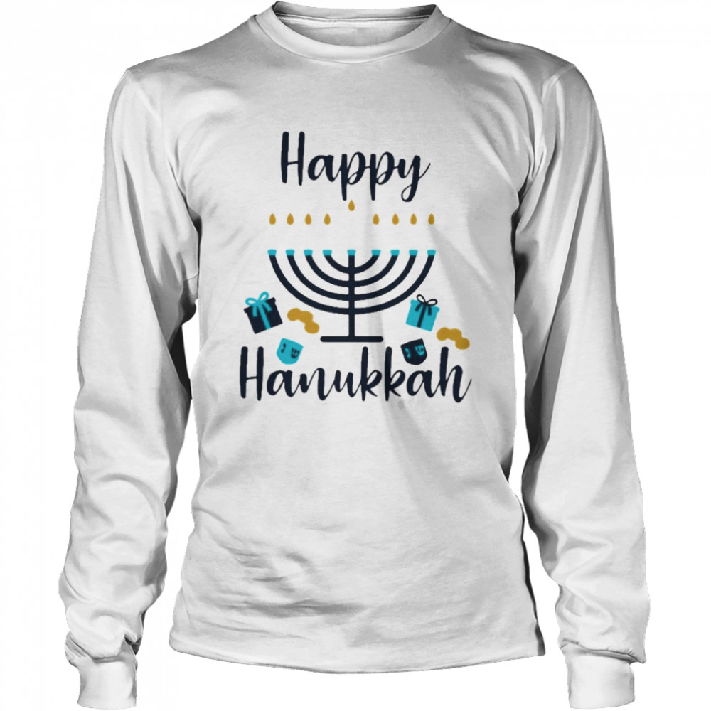Happy hanukkah 2021 Long Sleeved T-shirt