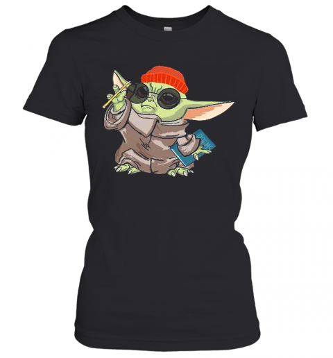 Hipster Baby Yoda T-Shirt Classic Women's T-shirt
