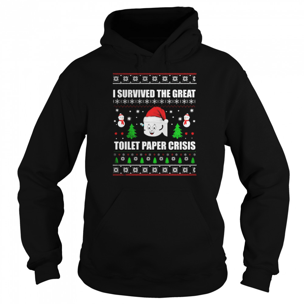 I Survived The Great Toilet Paper Crisis Christmas Unisex Hoodie