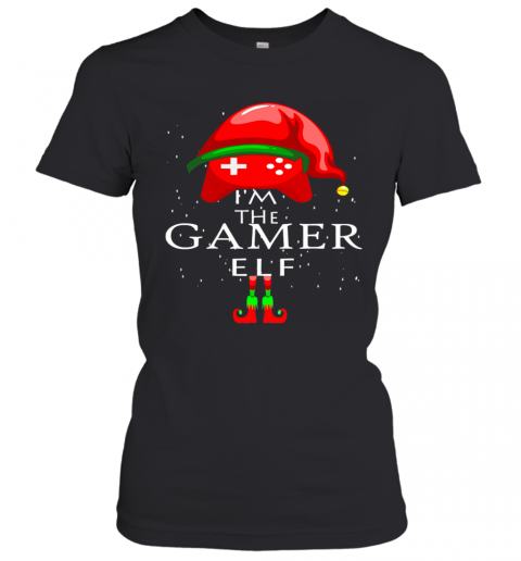 Im A Gamer Elf Matching Family Group Christmas T-Shirt Classic Women's T-shirt