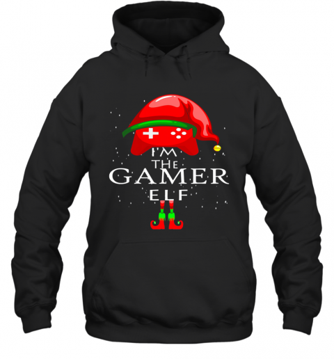 Im A Gamer Elf Matching Family Group Christmas T-Shirt Unisex Hoodie