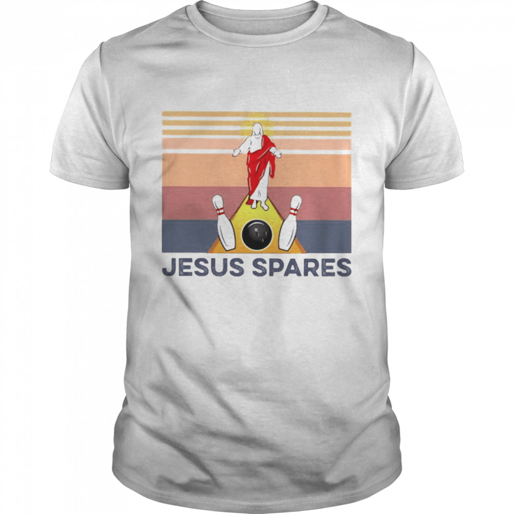 Jesus Spares Bowling vintage shirt
