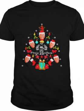 Joe Biden Christmas tree 46th Merry Christmas shirt