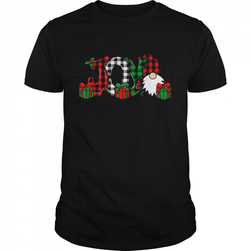 Joy Gnome Merry Christmas Gift shirt
