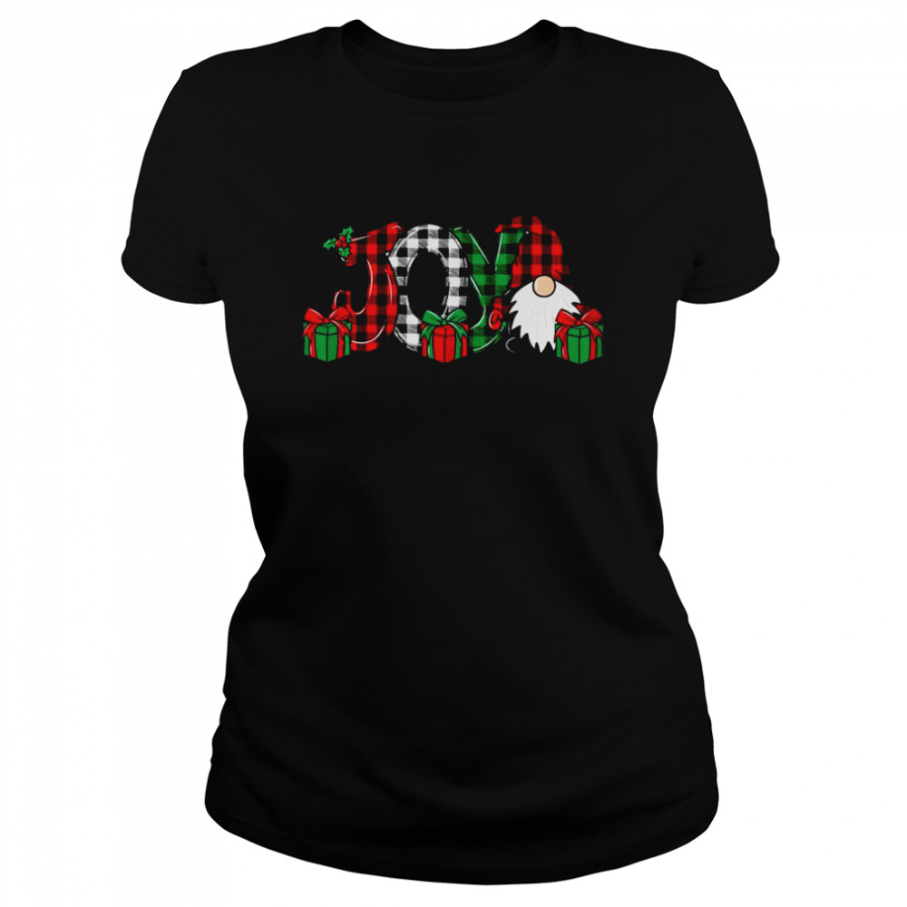 Joy Gnome Merry Christmas Gift Classic Women's T-shirt