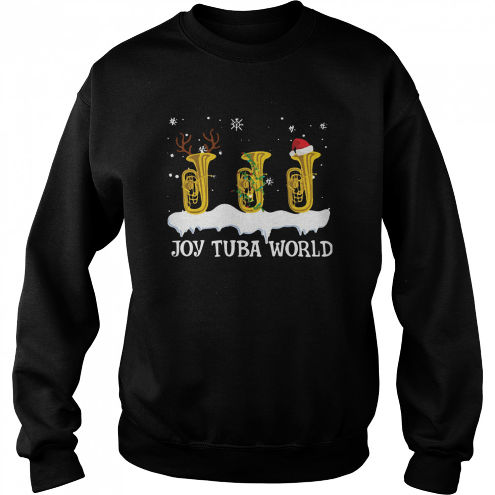 Joy Tuba World Christmas Unisex Sweatshirt