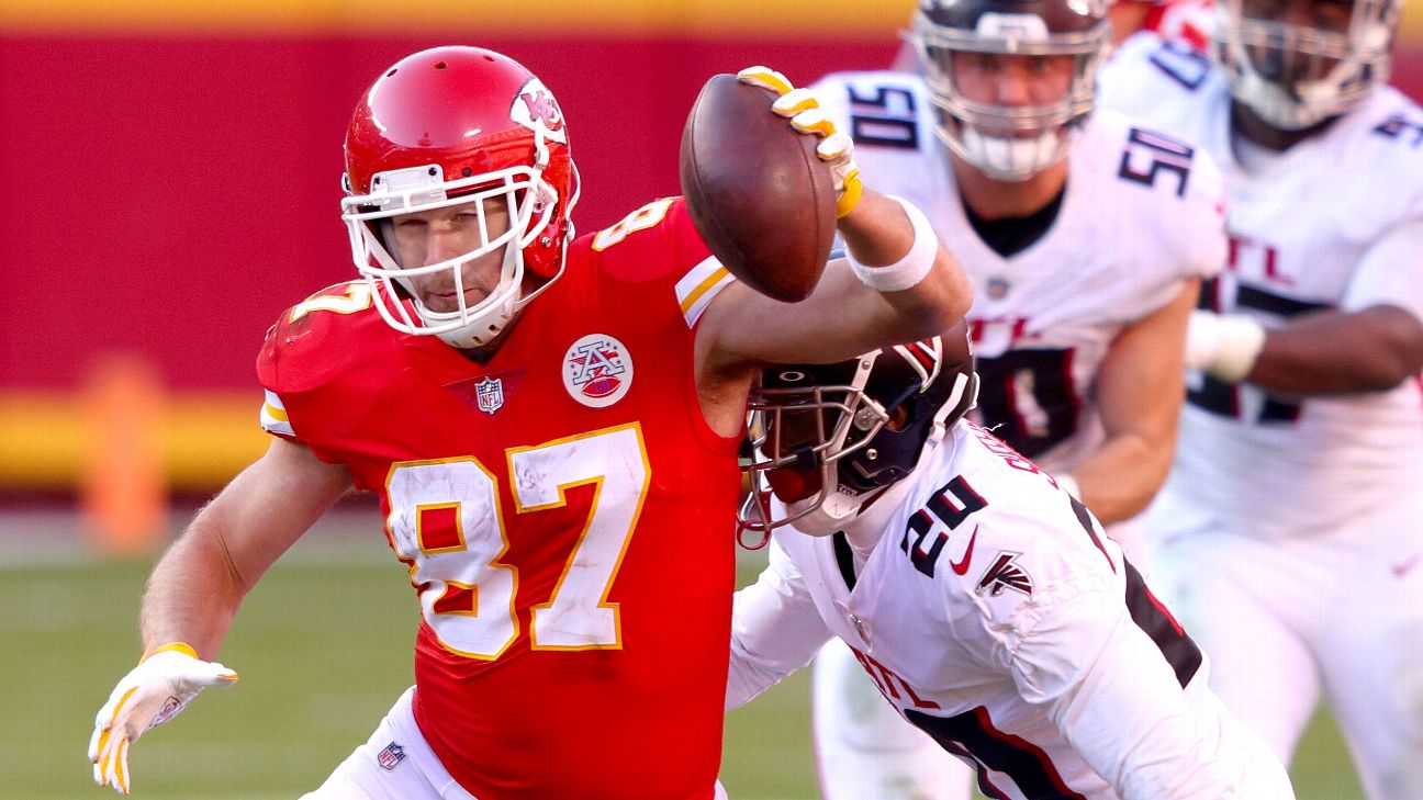 Kansas City Chiefs clinch No. 1 seed in AFC as Travis Kelce sets records