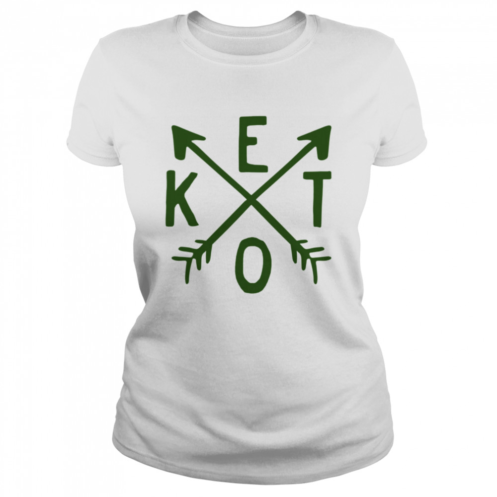 Keto Arrow Bacon Coffee Classic Women's T-shirt