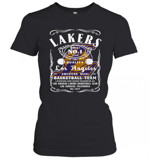Lakers World'S No 1 Team Quality Los Angeles Basketball Team T-Shirt Classic Women's T-shirt