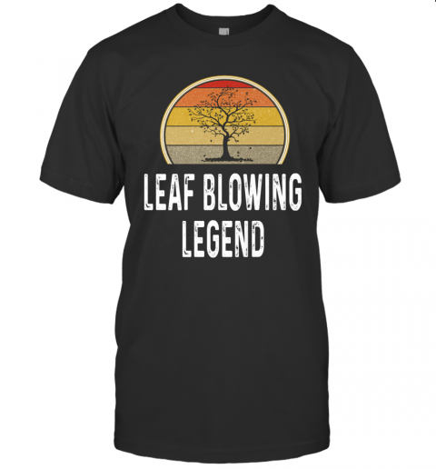 Leaf Blowing Legend Lawn Grass T-Shirt Classic Men's T-shirt