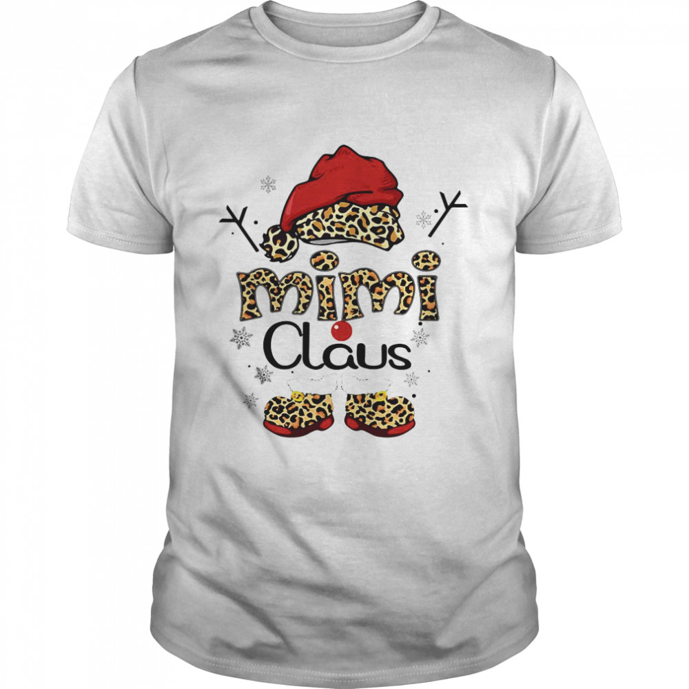 Leopard Mimi Claus Ugly Christmas shirt