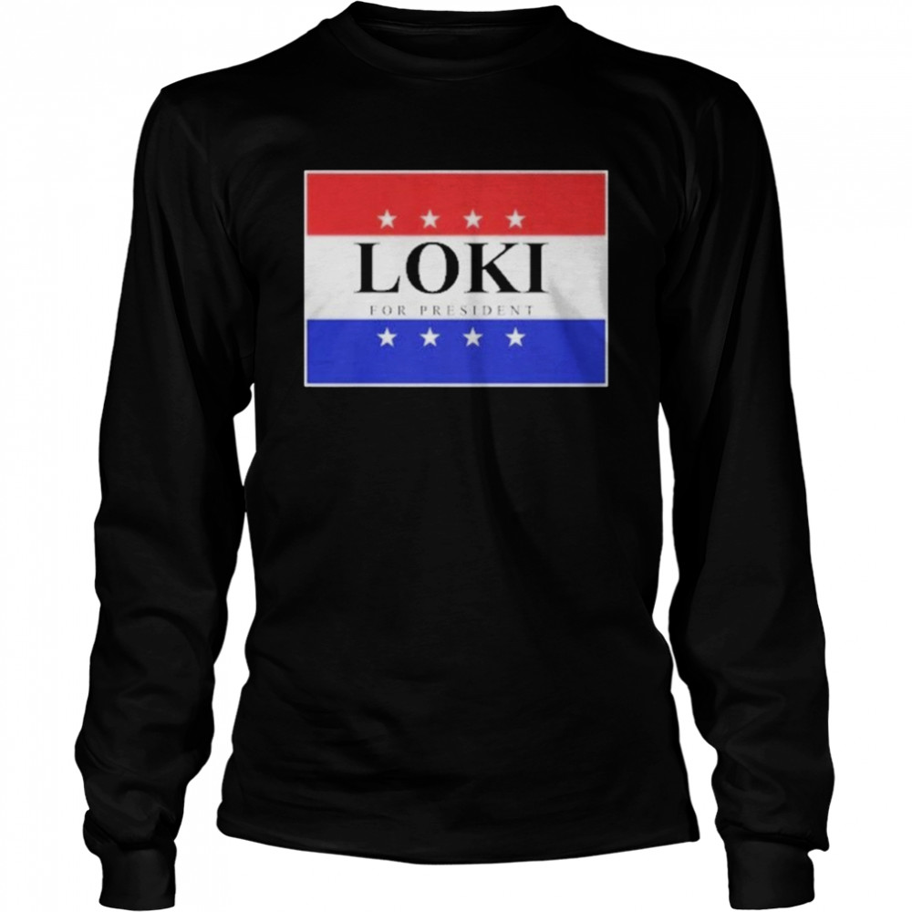 Loki For President 2020 Long Sleeved T-shirt