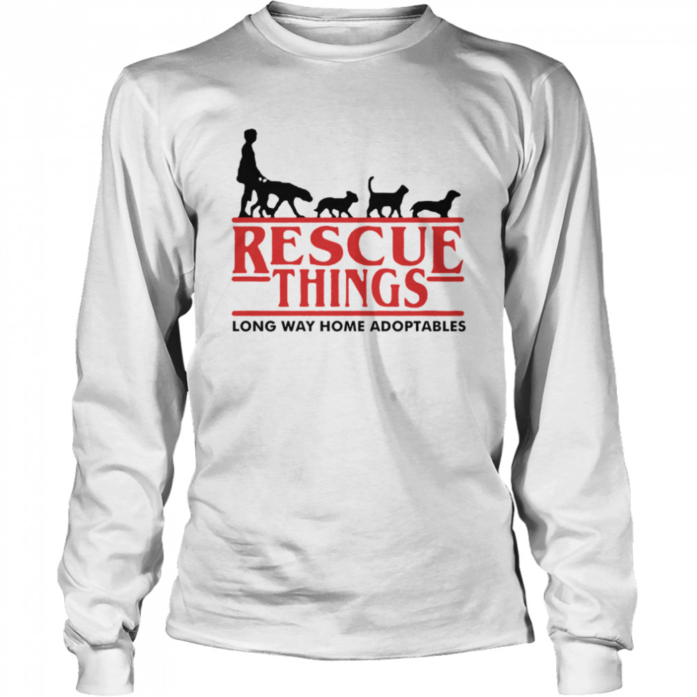 Long Way Home Adoptables Rescue Things Long Sleeved T-shirt
