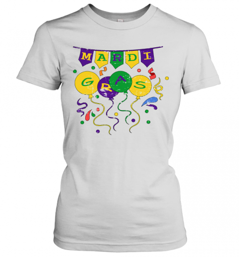 Mardi Gras Carnival Parade Lover Costume Party Balloon T-Shirt Classic Women's T-shirt